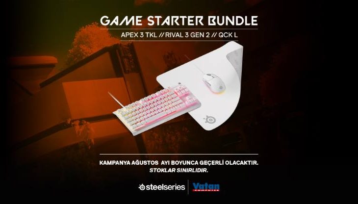SteelSeries’ten Oyun Severlere Yeni Game Starter Bundle
