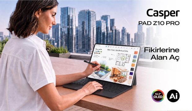 Casper, yeni nesil üretken tableti Casper PAD Z10 Pro’yu tanıttı