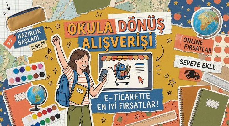 Okula Dönüş Alışverişi E-Ticarette Erkene Çekildi