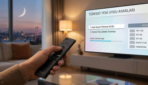 Samsung TV Türksat Yeni Uydu Kanal Ayarları Rehberi (2026 Güncel)