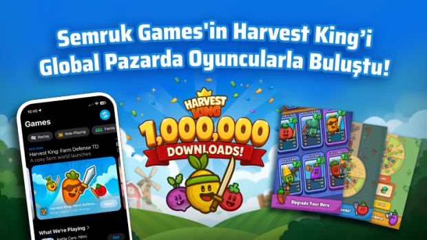 Semruk Games’in Harvest King’i Global Pazarda Oyuncularla Buluştu!