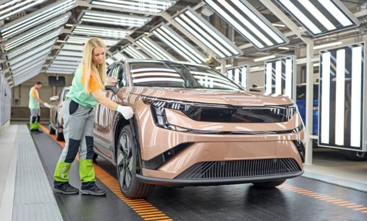 Škoda, Yeni Elektrikli SUV Peaq’in Seri Üretimine Başladı