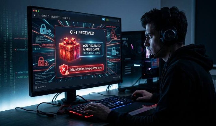 Steam Hediye Dolandırıcılığı Alarmı: Ücretsiz Oyun Tuzağı Hesabınızı Çaldırabilir