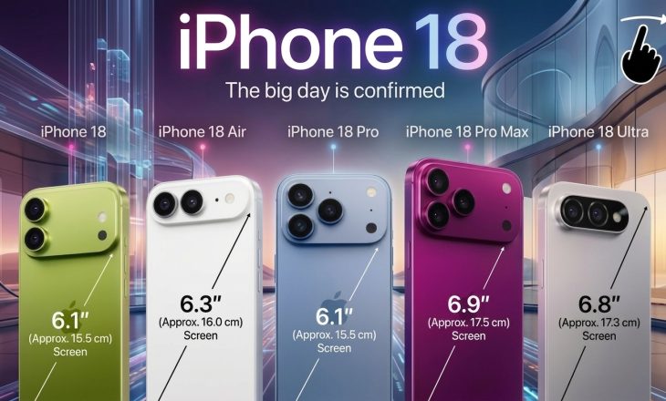 iPhone 18 Serisinin Ekran Boyutları: Hangi Model Kaç İnç Olacak?