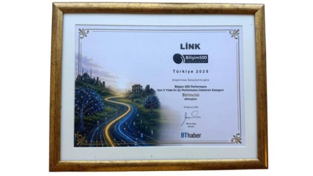 Link Bilgisayar Bilişim 500’de iki kategoride birincilik ödülü aldı