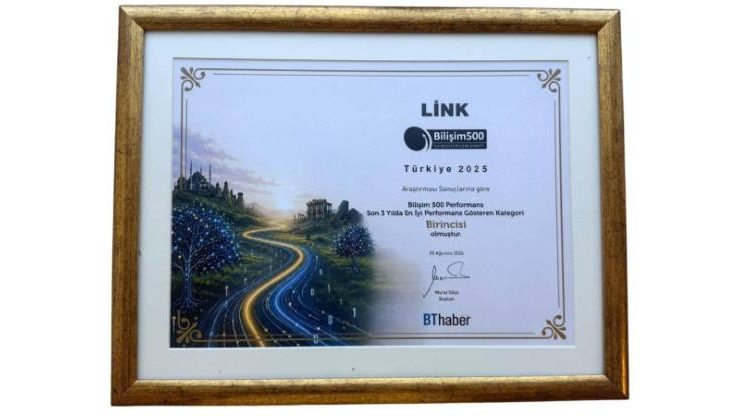 Link Bilgisayar Bilişim 500’de iki kategoride birincilik ödülü aldı