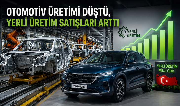Otomotiv Sanayisinde Üretim ve İhracat Geriledi, Yerli Otomobil Satışları Arttı