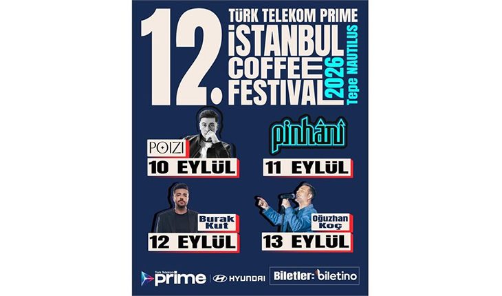 12. Türk Telekom Prime İstanbul Coffee Festival Kapılarını Açıyor