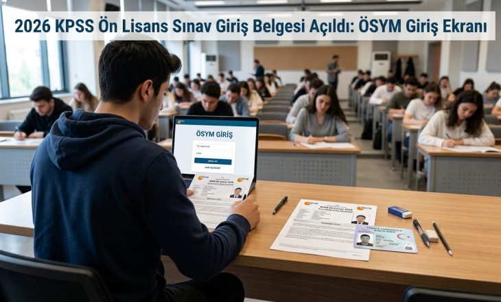 2026 KPSS Ön Lisans Sınav Giriş Belgesi Açıldı: ÖSYM Giriş Ekranı