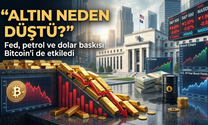 Altın Neden Düştü? Altındaki Sert Gerilemenin Nedeni Belli Oldu, Bitcoin de Eşlik Etti