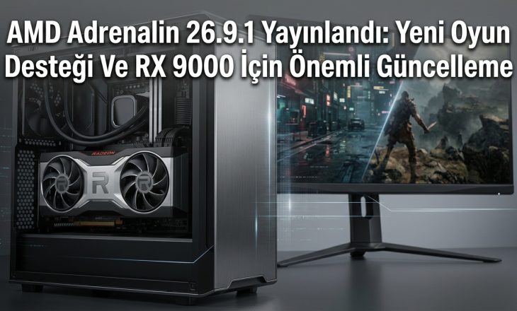 AMD Adrenalin 26.9.1 Yayınlandı