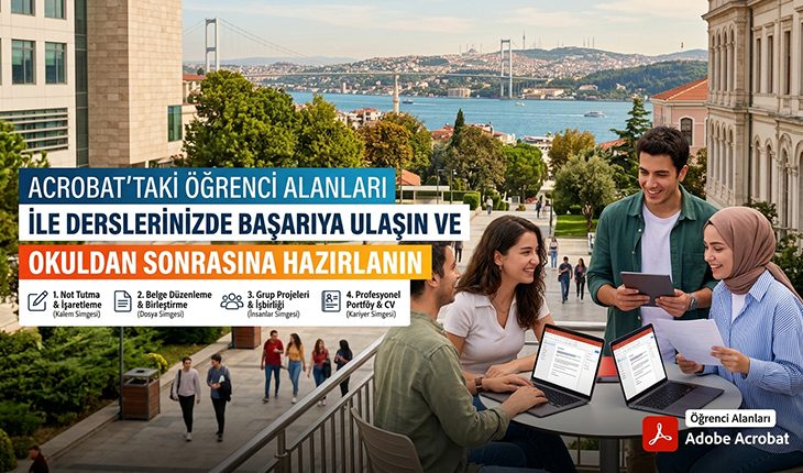 Acrobat’taki Öğrenci Alanları ile Derslerinizde Başarıya Ulaşın