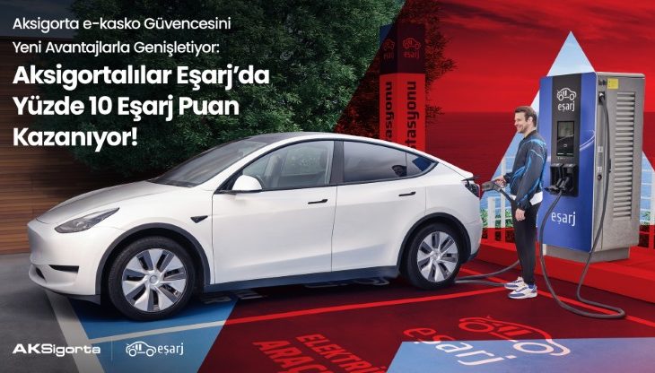 Aksigortalılar Eşarj’da Yüzde 10 Eşarj Puan Kazanıyor