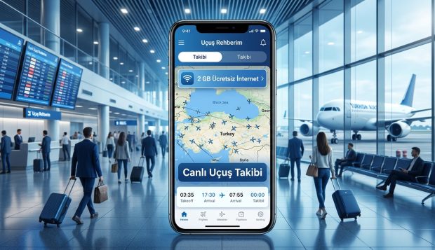 DHMİ Uçuş Rehberim Nedir? Uçuş Takibi, 2 GB Ücretsiz İnternet ve Havalimanı Navigasyonu Tek Uygulamada