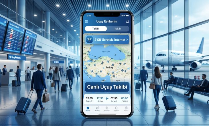 DHMİ Uçuş Rehberim Nedir? Uçuş Takibi, 2 GB Ücretsiz İnternet ve Havalimanı Navigasyonu Tek Uygulamada