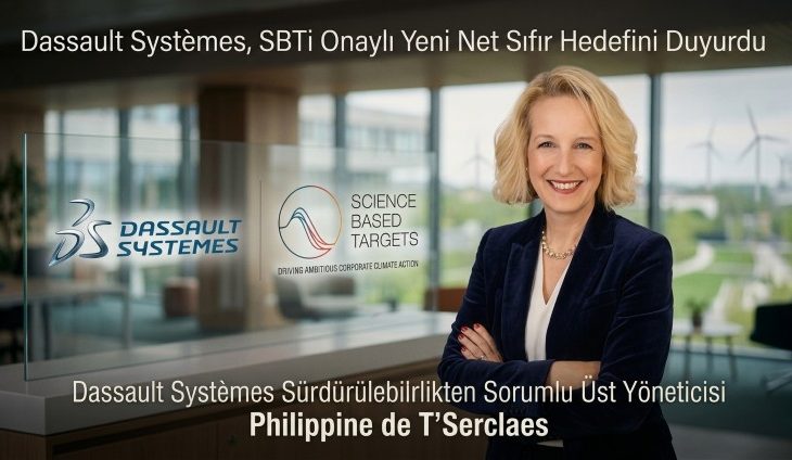 Dassault Systèmes, SBTi Onaylı Yeni Net Sıfır Hedefini Duyurdu