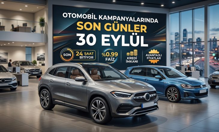 Eylül Bitmeden Otomobil Alacaklar Dikkat: 30 Eylül’de Bu Kampanyalar Sona Eriyor