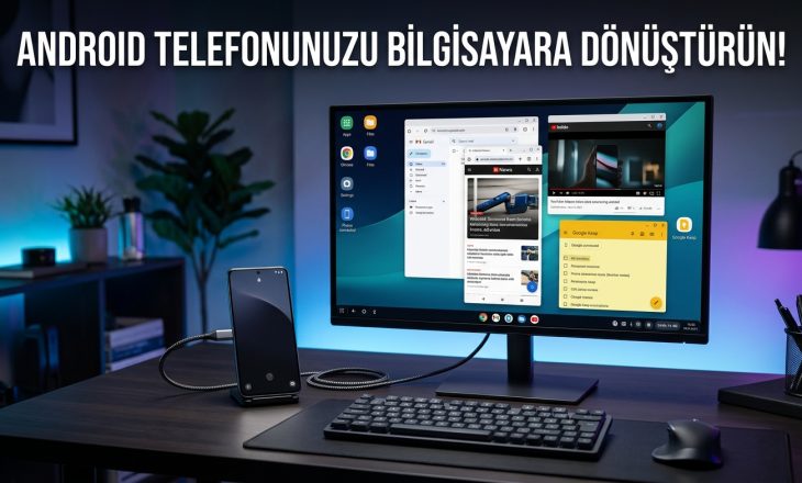 Android Telefonunuzu Bilgisayara Dönüştürebilirsiniz: Yeni Masaüstü Modu Nasıl Kullanılır?