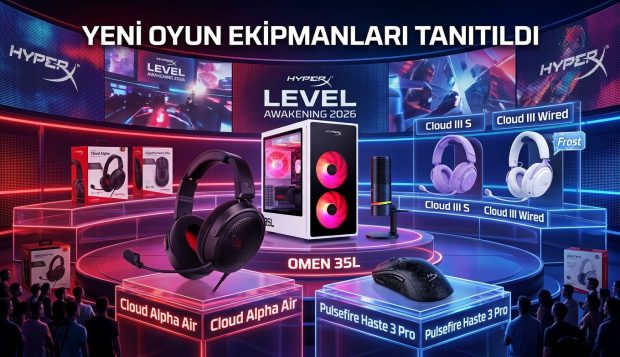 HyperX, Level Awakening 2026’da Yeni Oyun Ekipmanlarını Tanıttı