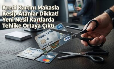 Kredi Kartını Makasla Kesip Atanlar Dikkat! Yeni Nesil Kartlarda Tehlike Ortaya Çıktı