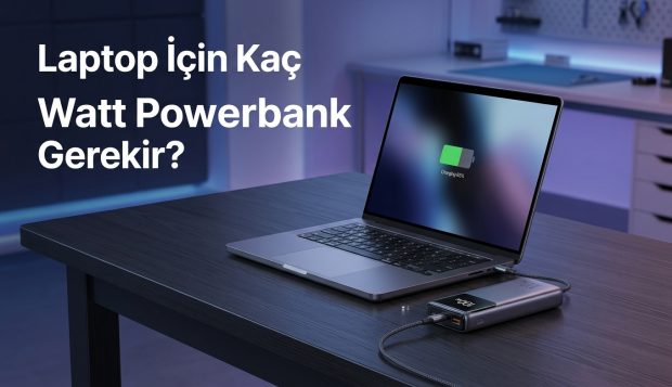 Laptopu Powerbank ile Şarj Etmek İçin Kaç Watt Gerekir?