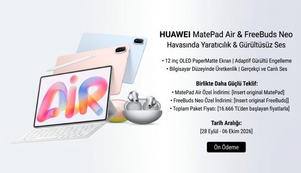 MatePad Air ve FreeBuds Neo Türkiye’de