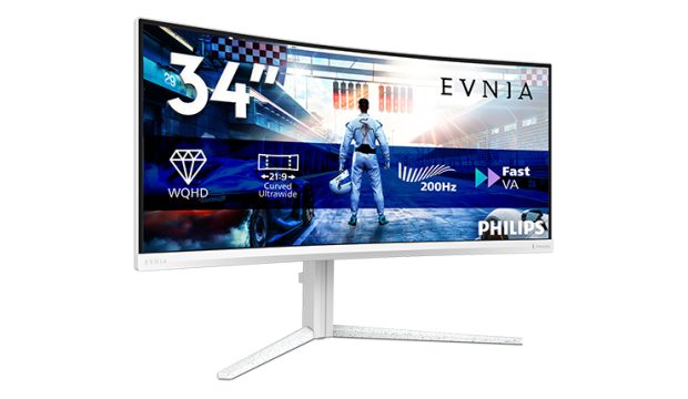 Philips Evnia’nın yeni 34M2C5601QA modeli 200 Hz yenileme hızlı!
