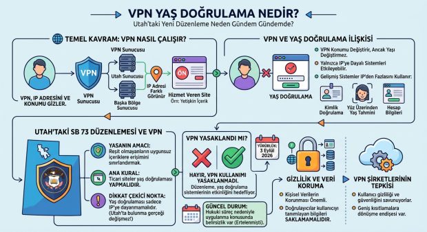 VPN Yaş Doğrulama Nedir? Utah’taki Yeni Düzenleme Neden Gündemde?