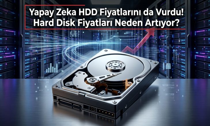 Yapay Zeka HDD Fiyatlarını da Vurdu! Hard Disk Fiyatları Neden Artıyor?