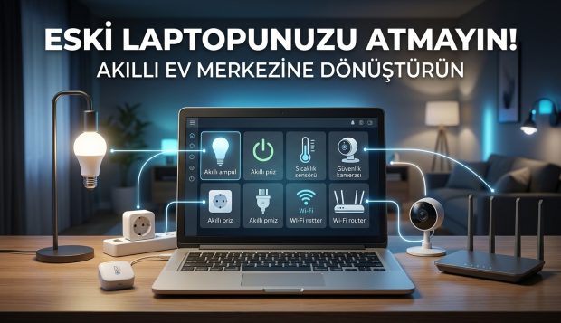 Eski Laptopunuzu Atmayın! Birkaç Adımla Akıllı Ev Merkezine Dönüştürebilirsiniz
