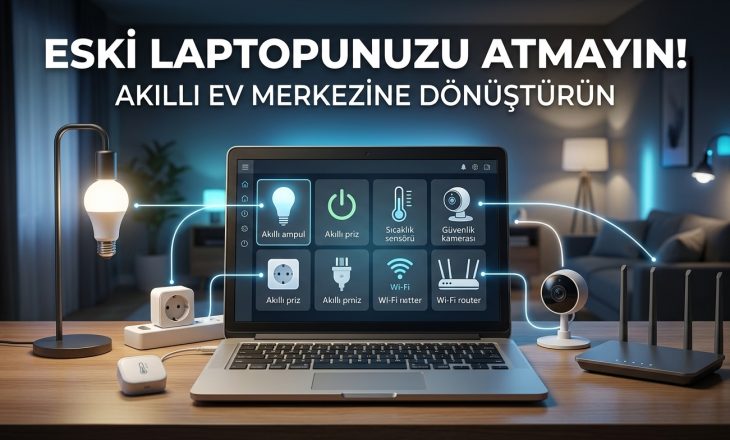 Eski Laptopunuzu Atmayın! Birkaç Adımla Akıllı Ev Merkezine Dönüştürebilirsiniz