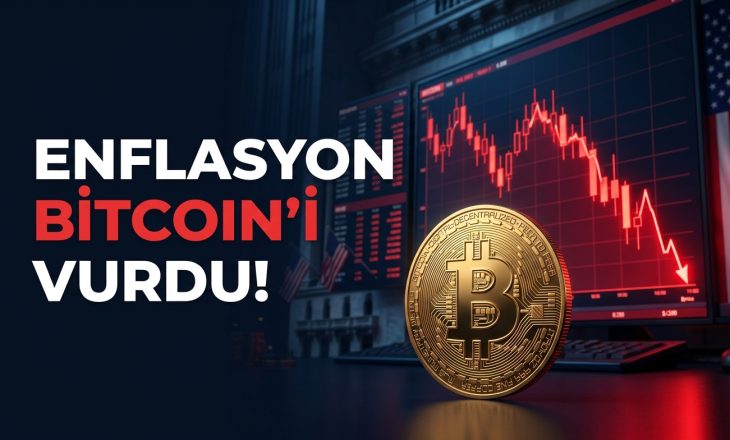 Bitcoin’de Şok Düşüş! ABD Enflasyonu BTC’yi Vurdu