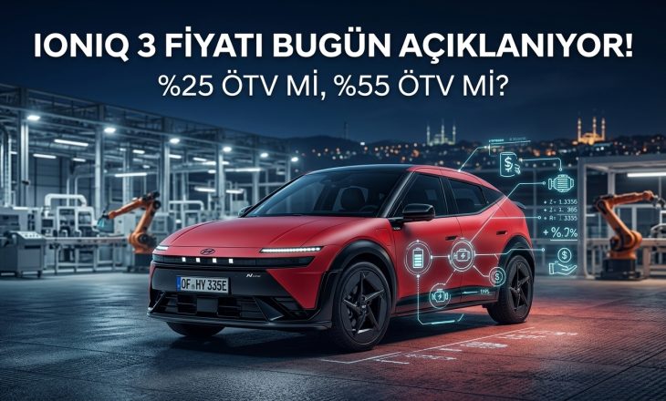 IONIQ 3’te Kritik Saat: Fiyat Bugün Açıklanıyor, Gözler ÖTV Diliminde