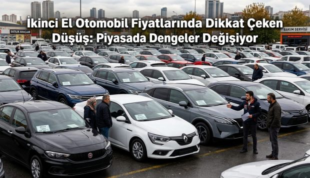 İkinci El Otomobil Fiyatlarında Dikkat Çeken Düşüş: Piyasada Dengeler Değişiyor