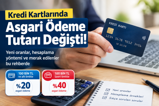 Kredi Kartlarında Asgari Ödeme Tutarı Değişti: Yeni Oranlar Nasıl Hesaplanacak?