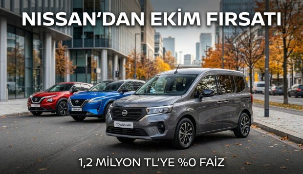 Nissan’dan Ekim Kampanyası: 1,2 Milyon TL’ye 9 Ay %0 Faiz Fırsatı!