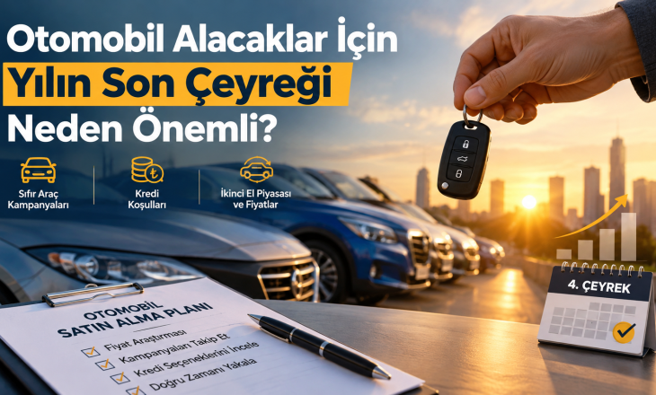 Otomobil Alacaklar İçin Yılın Son Çeyreği Neden Önemli? Fiyatlar düşecek mi?