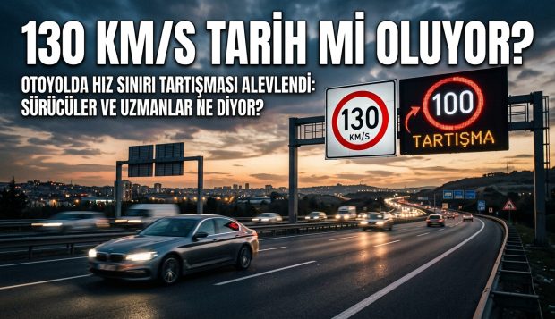 Otoyollarda 130 Km/S Hız Sınırı Tarih mi Oluyor? Yeni 100 Km/S Önerisi Gündemde