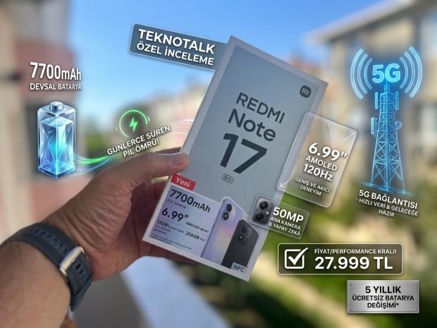 Redmi Note 17 5G İnceleme: 7.700 mAh Batarya ve 5G İçin Alınır mı?