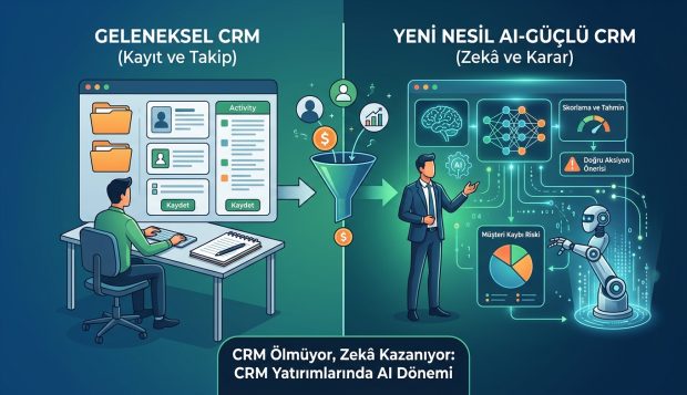 CRM Ölmüyor, Zekâ Kazanıyor: CRM Yatırımlarında AI Dönemi