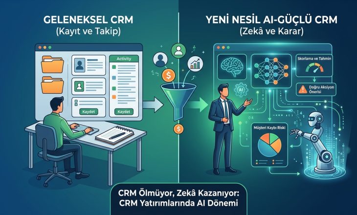 CRM Ölmüyor, Zekâ Kazanıyor: CRM Yatırımlarında AI Dönemi