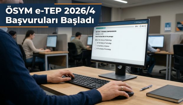 ÖSYM Elektronik İngilizce Yeterlik Sınavı (e-TEP 2026/4) Başvuruları Başladı: Son Başvuru Ne Zaman?
