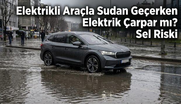 Elektrikli Araçla Sudan Geçerken Elektrik Çarpar mı? Sel Riski