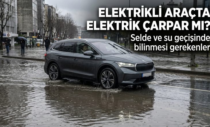 Elektrikli Araçla Sudan Geçerken Elektrik Çarpar mı? Sel Riski