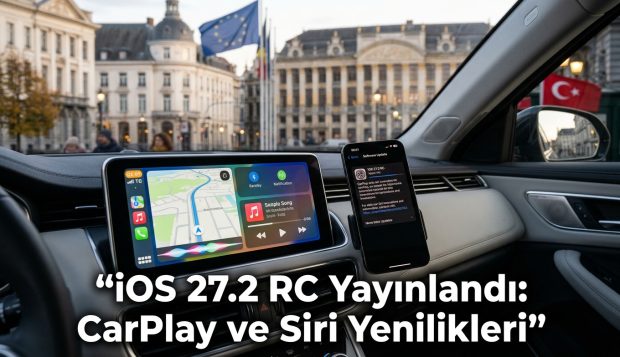 iOS 27.2 RC Yayınlandı: CarPlay’e Video ve Yapay Zekâ Destekli Siri Geldi
