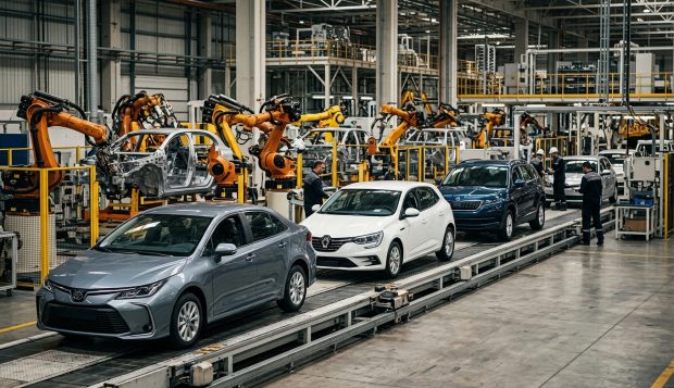 Otomotiv’de 9 Aylık Tablo: Üretim Yüzde 6, İhracat Adedi Yüzde 11 Geriledi