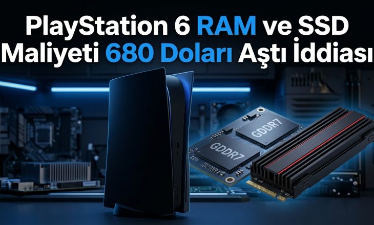 PlayStation 6 RAM ve SSD Maliyeti 680 Doları Aştı İddiası