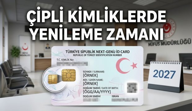 10 Yıl Önce Çipli Kimlik Alanlar Dikkat: Yenileme Zamanı